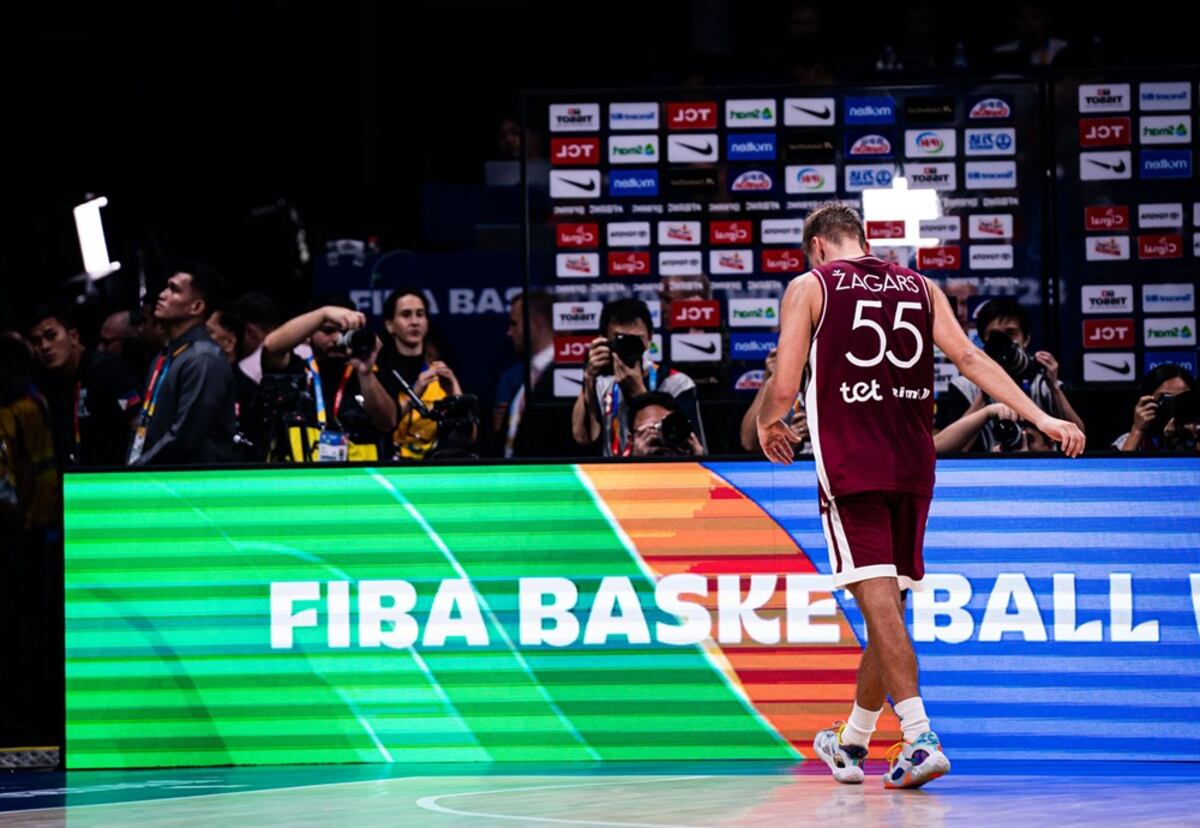 Arturs Zagars, la revelación del Mundial 2023. (Fiba)