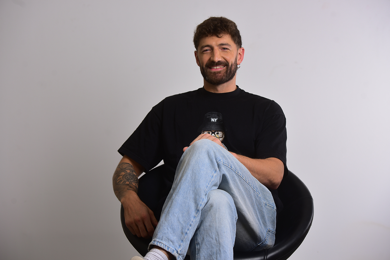  Lucas Arn, el capitán de Atenas, visitó La Voz en la previa del inicio de la Liga Nacional y contó su relación con los caballos. (Nico Bravo / La Voz) 