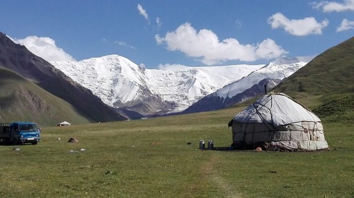 Cordillera de Tian Shan, en Kirguistán