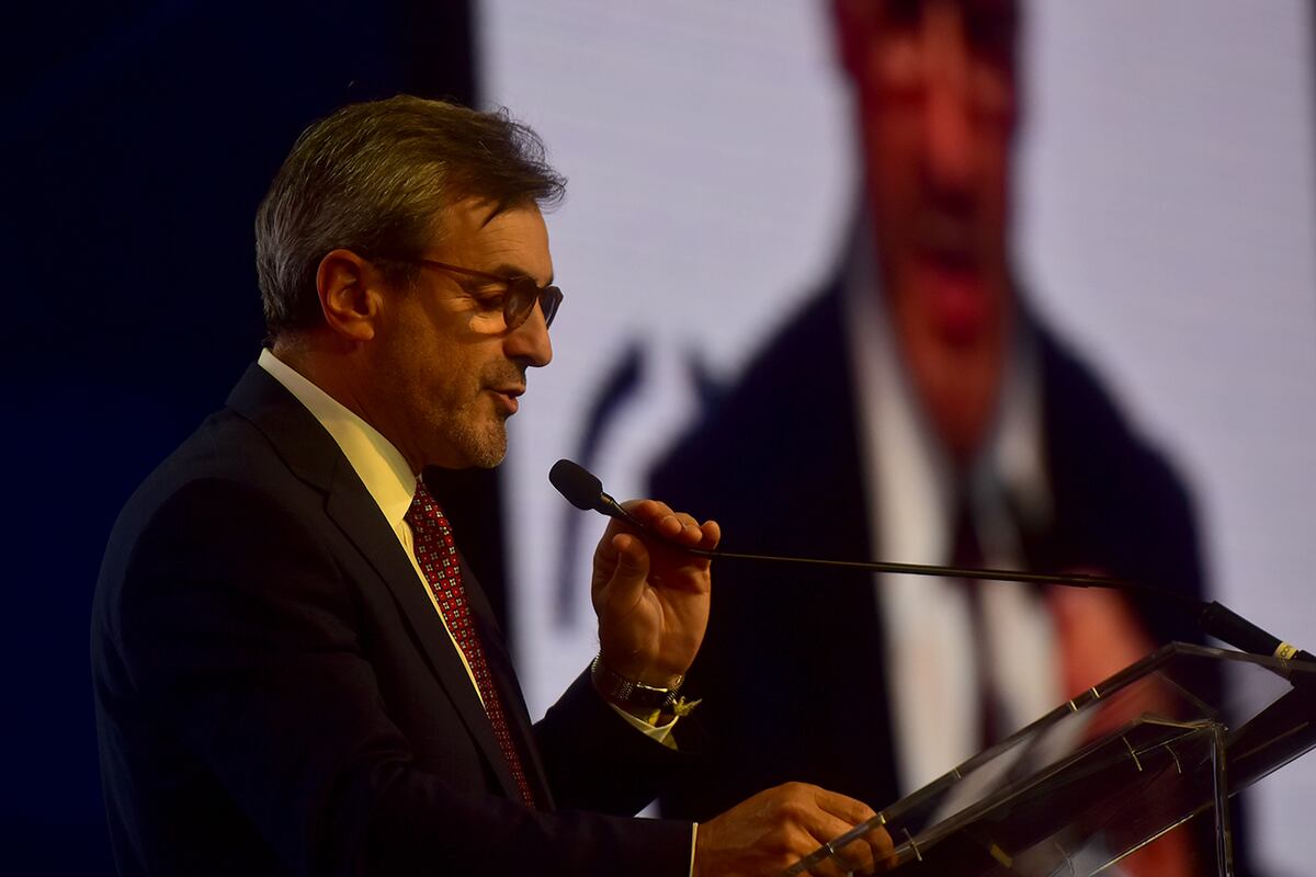 Martín Rappallini, presidente de la UIA, presente en la 17ª edición del Coloquio Industrial de la Unión Industrial de Córdoba (UIC). (Pedro Castillo / La Voz)