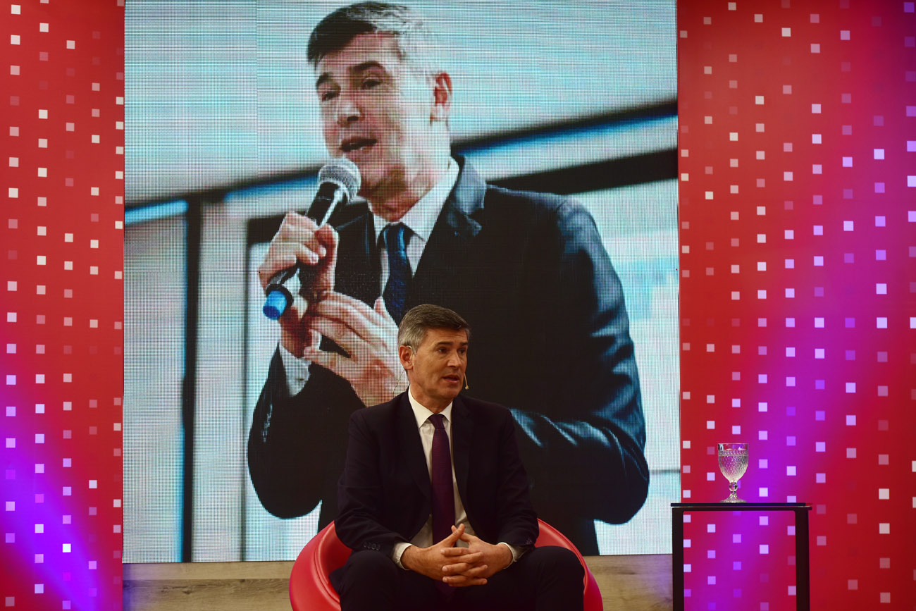 Daniel Passerini en el programa Voz y Voto. (Nicolás Bravo / La Voz)
