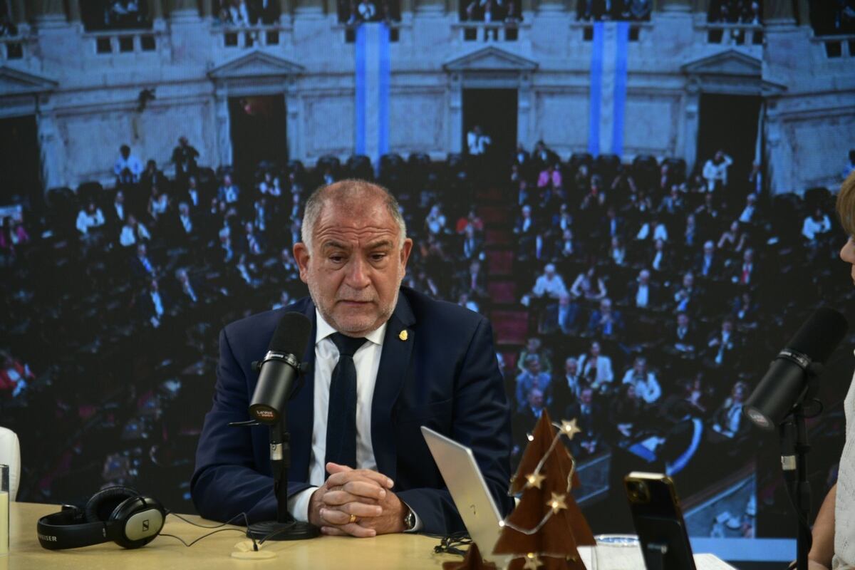 Luis Juez en La Voz en Vivo. Ramiro Pereyra /LVI