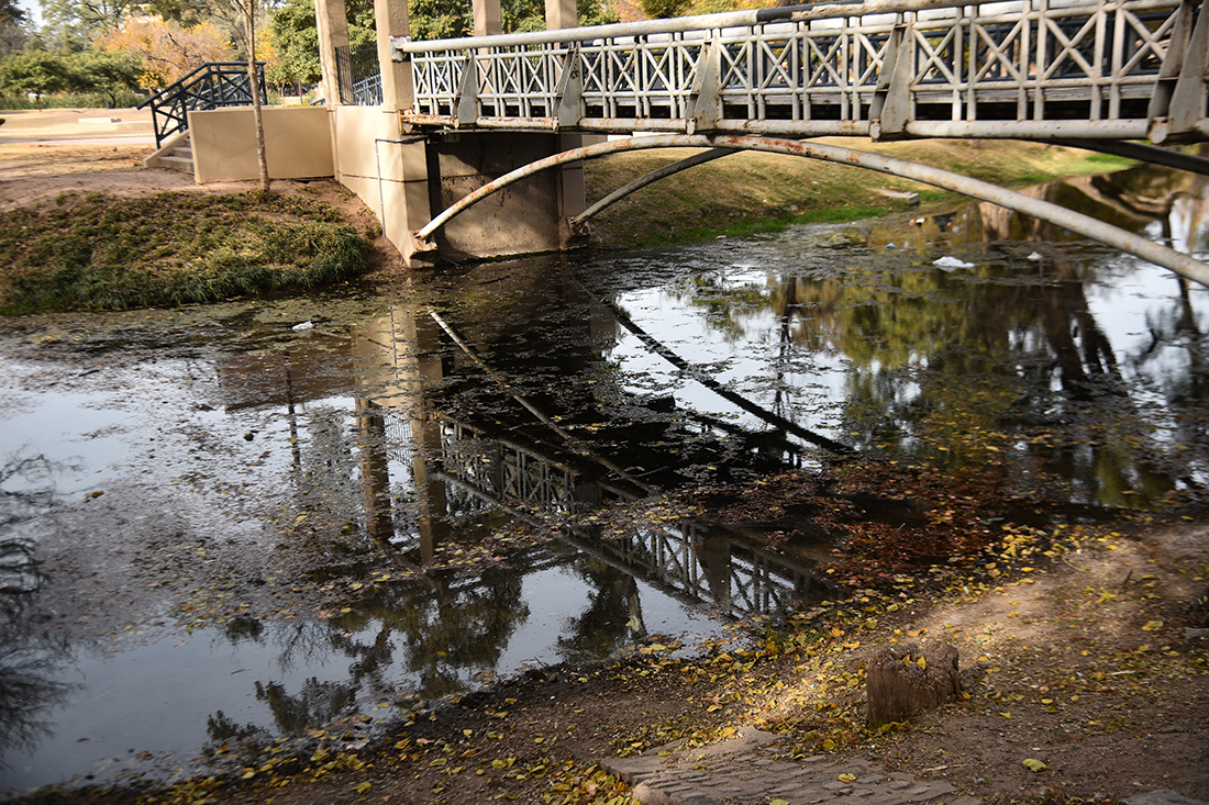 Relevamiento del parque Sarmiento. Obra nueva y en general Foto: (Pedro Castillo / La Voz)