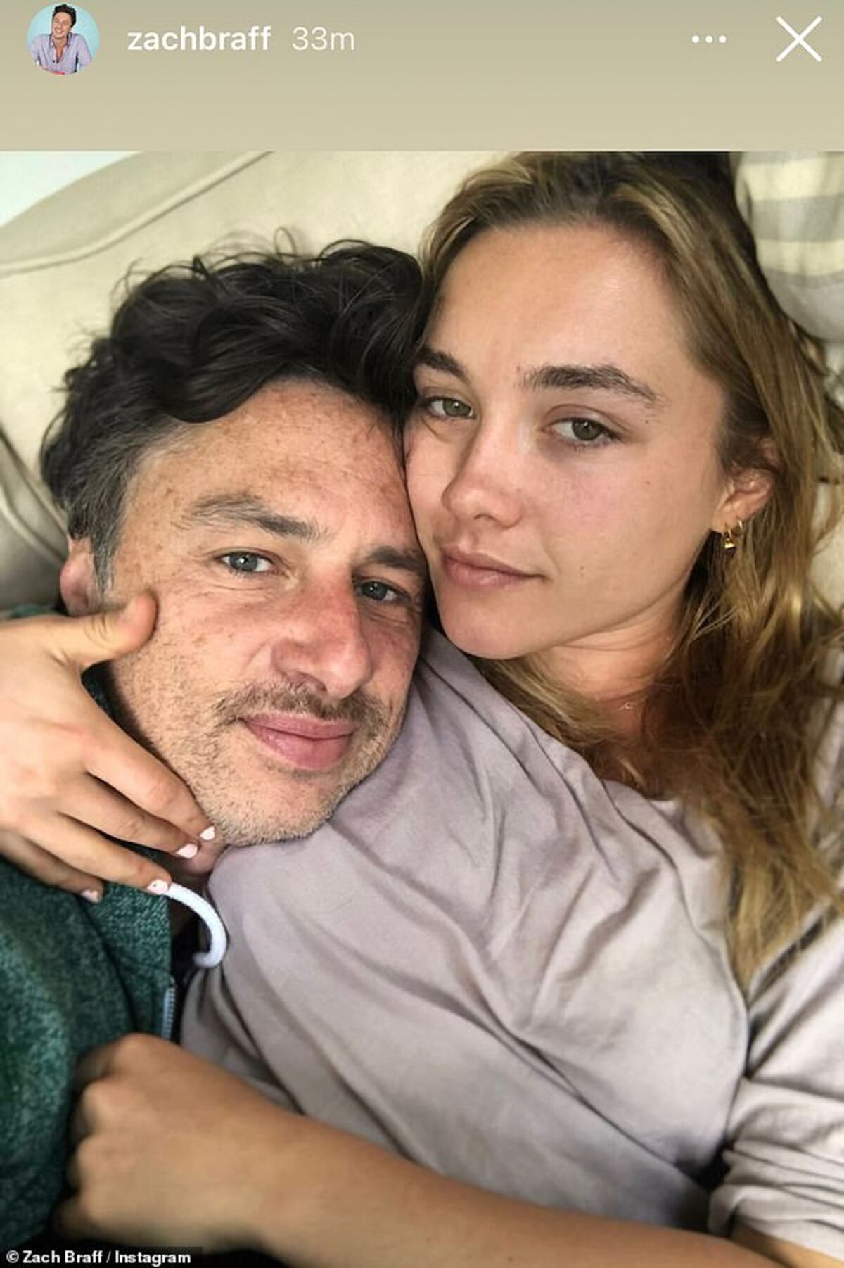 La pareja está junta desde el 2018