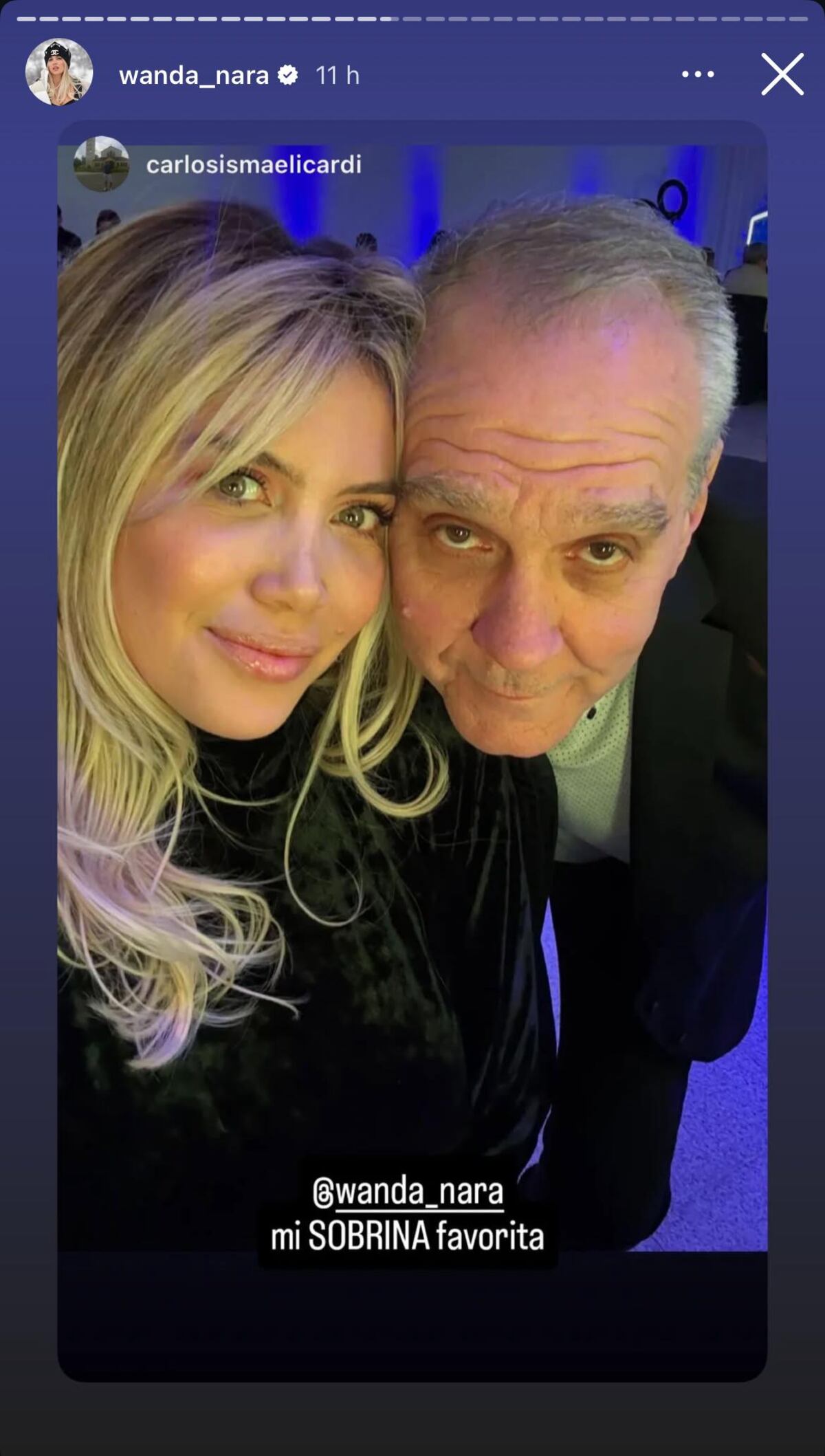 Wanda Nara viajó a Rosario para los 15 de la prima de sus hijas (Captura de pantalla)