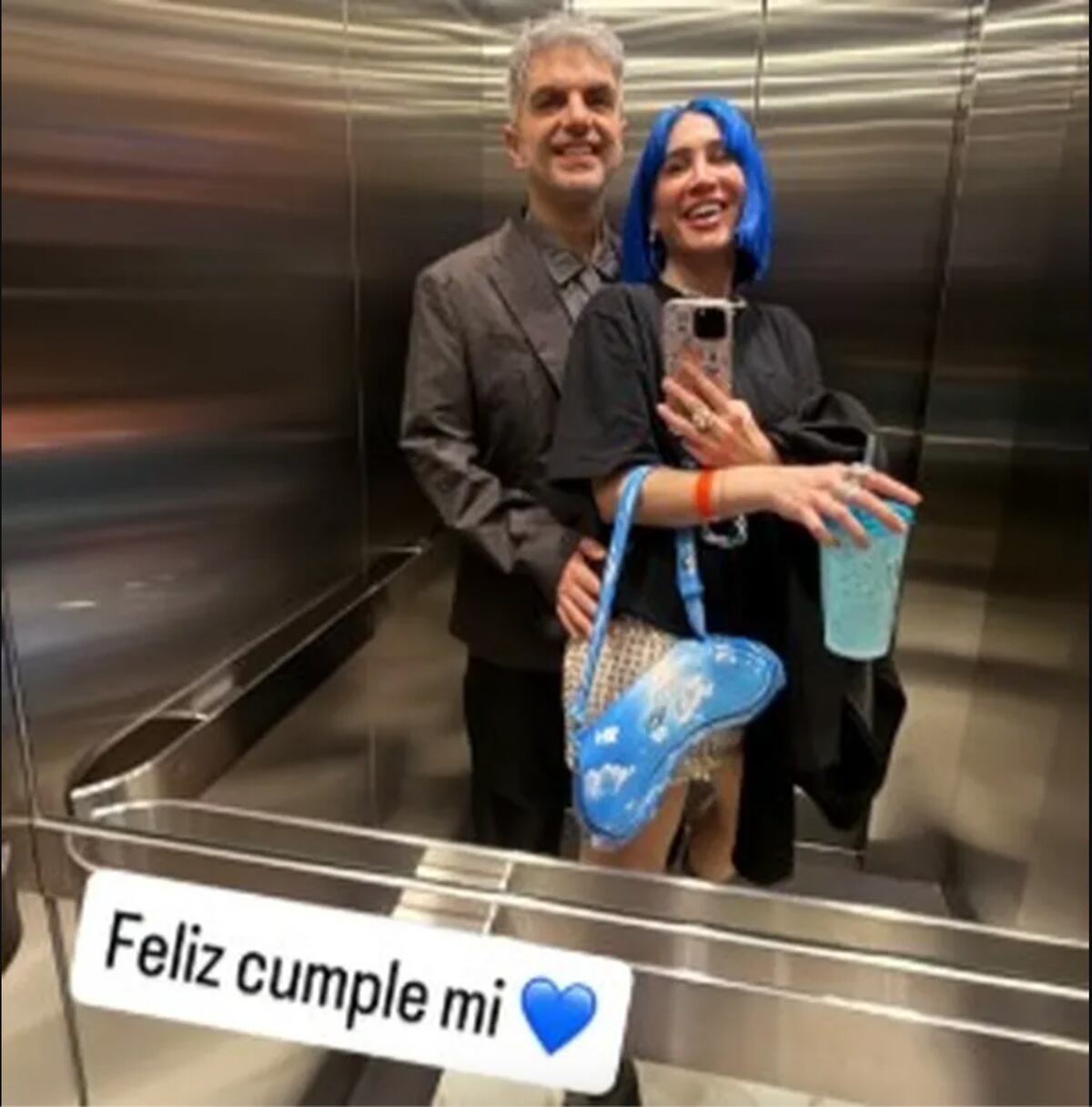 Ale Sergi y Cintia Bustamante, juntos otra vez. (Foto: Instagram)