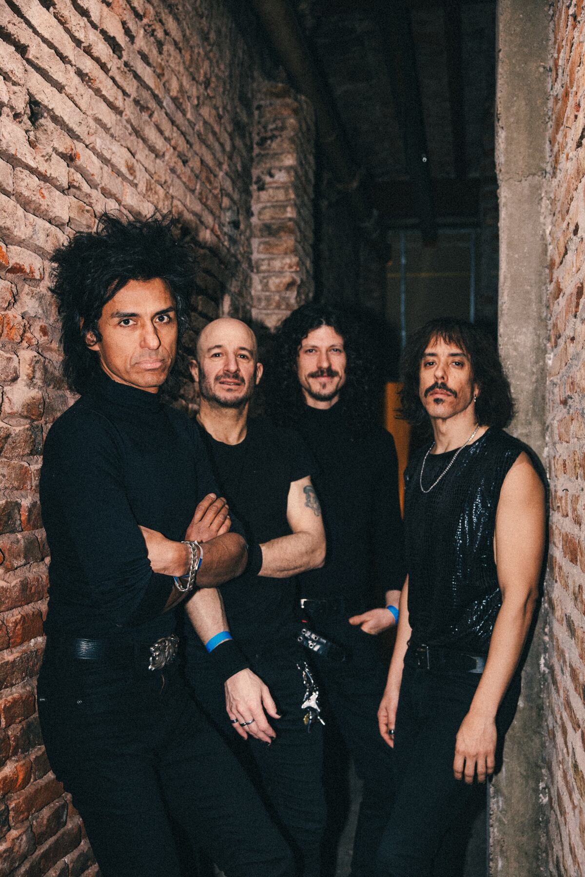 Formación actual de Fantasmagoria: Gori, Luciano Esaín, Charlie Scelso y Mariano Acosta. (Gentileza Juli García)