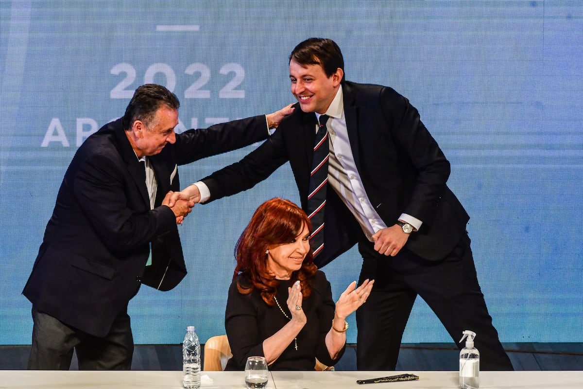 La vicepresidenta criticó la invasión de Rusia a Ucrania, pero también apuntó contra la OTAN: "Nos puso una base en Malvinas". (Federico Lopez Claro)