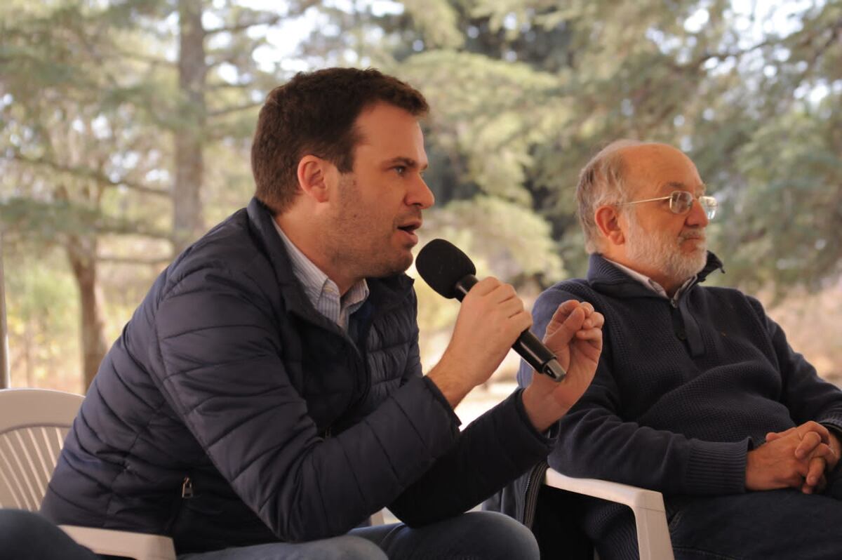 Juan Manuel López y Aurelio García Elorrio, en Alta Gracia (Gentileza).