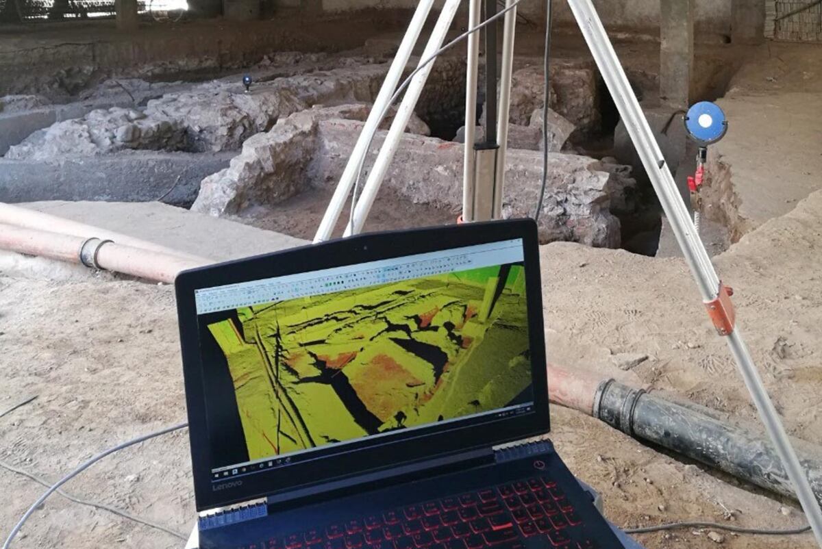 Obras en el Paseo Monserrat para poner en valor construcciones Jesuiticas fotos gentileza UNC