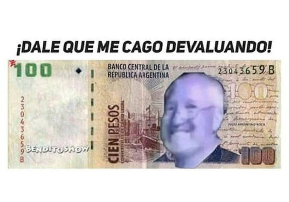 Los memes en las redes sociales por la disparada del dólar este lunes.