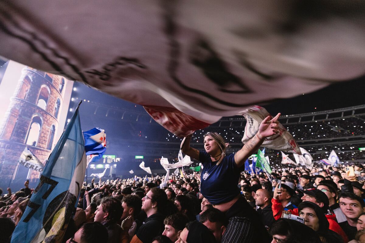 Los Piojos en River. (Gentileza de DF Entertainment e @irishsuarez)