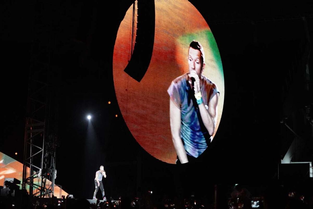 Recital de Coldplay en River (Clarin)