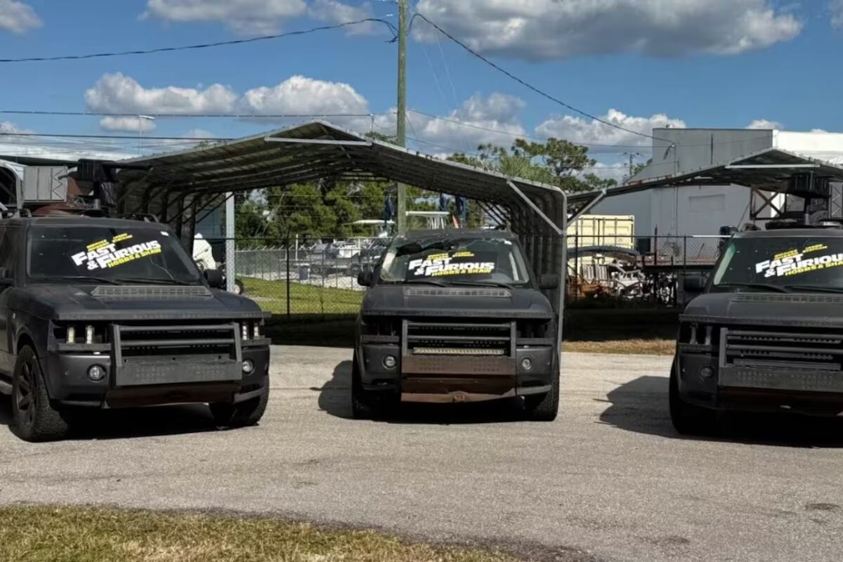 Subastan los icónicos autos de la pantalla grande: tres Range Rover de “Rápido y Furioso” salen a remate. (Gentileza)