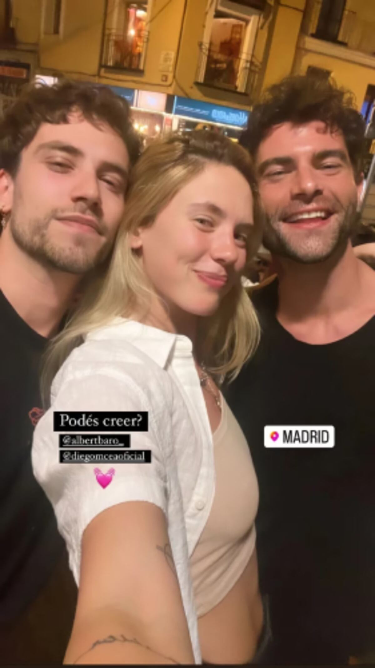 Las fotos que compartieron en redes sociales. (Fotos de Instagram)