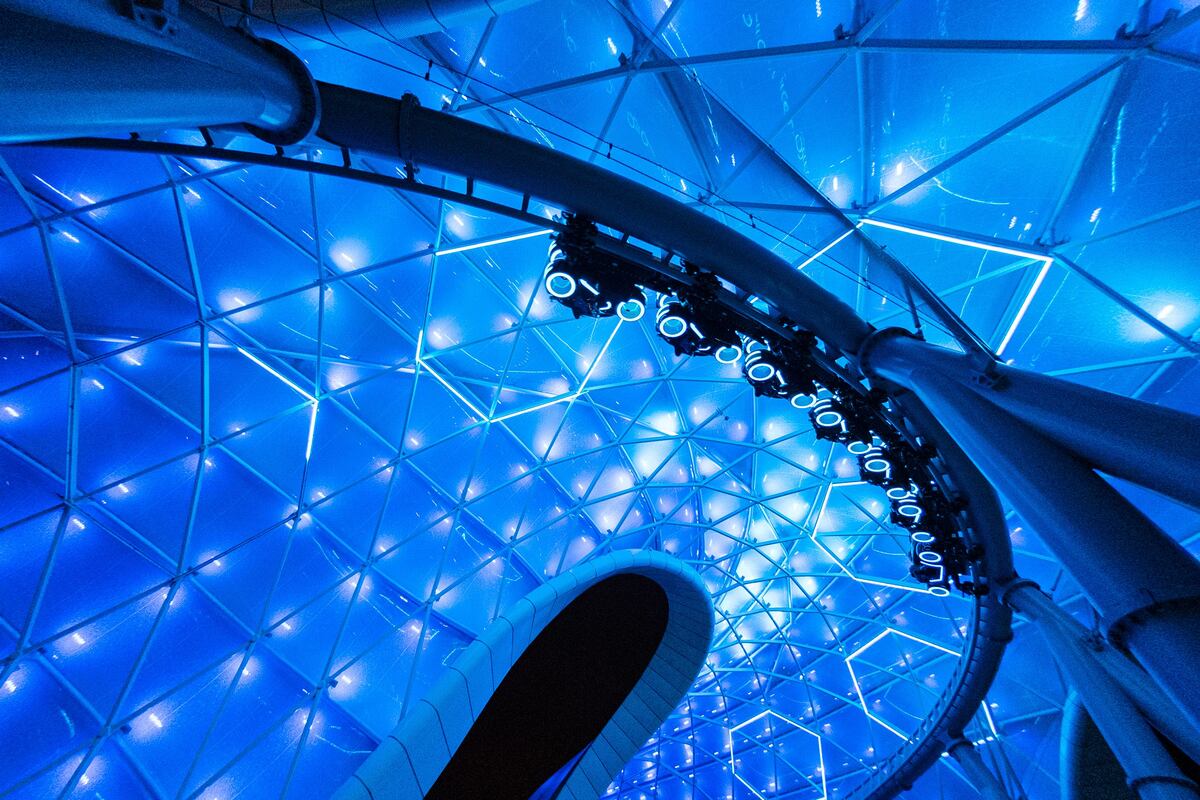Velocidad extrema. Tron Lightcycle Run, la última y más veloz montaña rusa de Magic Kingdom, abrió el pasado abril en Tomorrowland. (Gentileza: Walt Disney World)