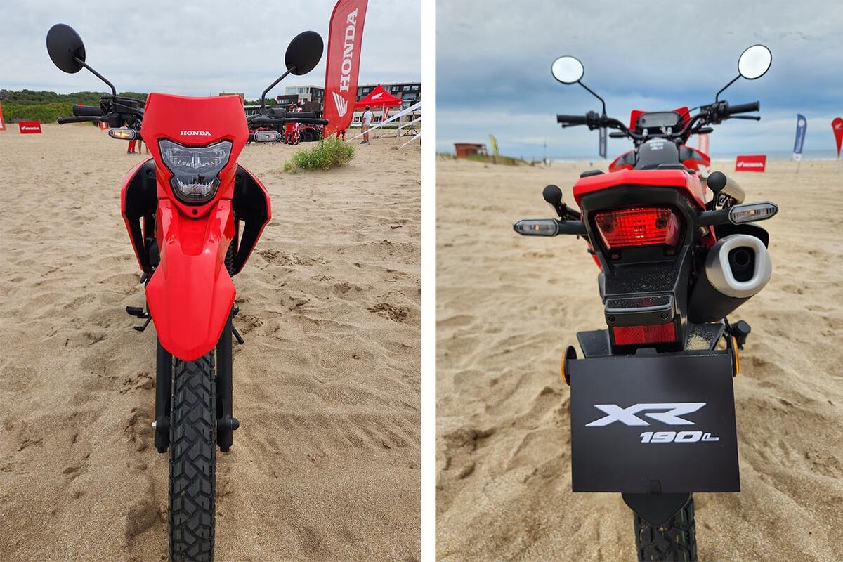 La nueva XR 190 L no tiene nada que envidiarle a su par mayor de 300 cc.