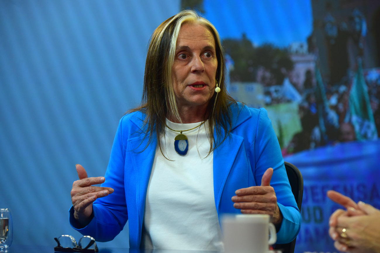 Liliana Montero en Voz y Voto. (Nicolás Bravo / La Voz)