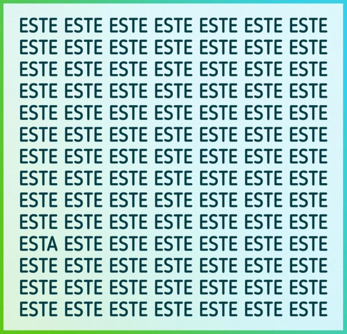 El acertijo visual.