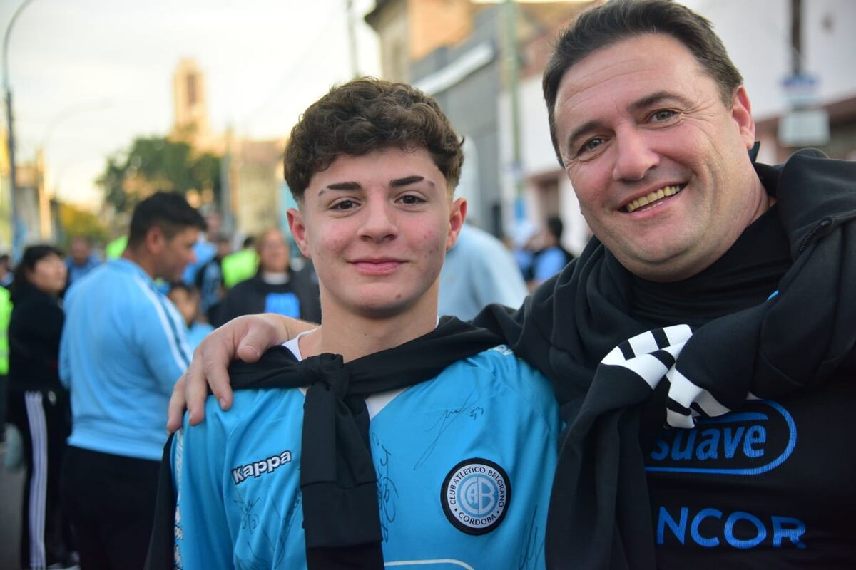 Cara 'e Cancha de Belgrano en la previa del partido con Racing en el Gigante de Alberdi. (Javier Ferreyra / La Voz)