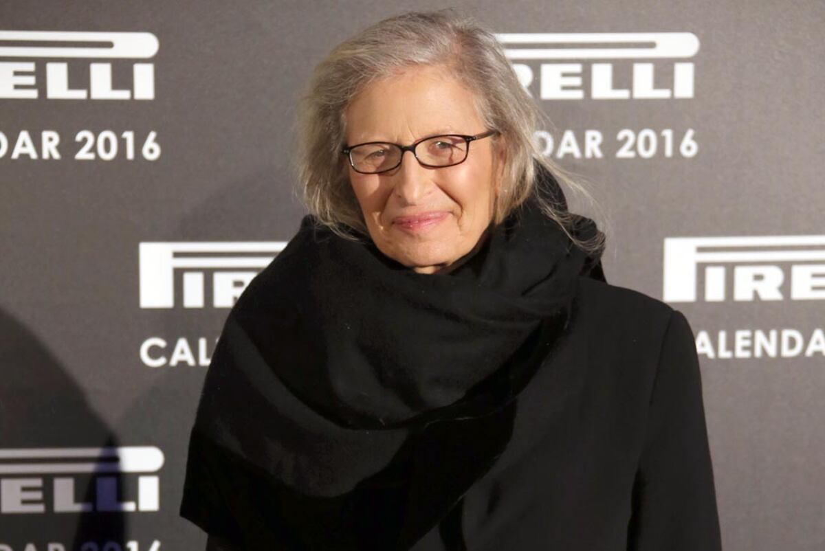 Annie Leibovitz en el lanzamiento del Calendario Pirelli 2016. (AP)