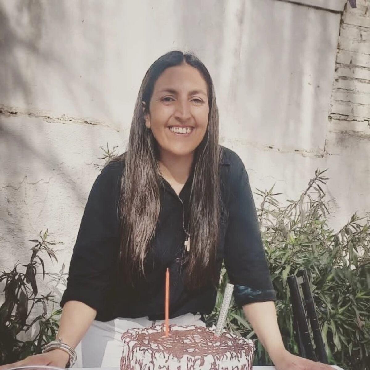 Río Cuarto. Valeria portará la bandera en su colegio en el ciclo lectivo 2023 (Facebook).