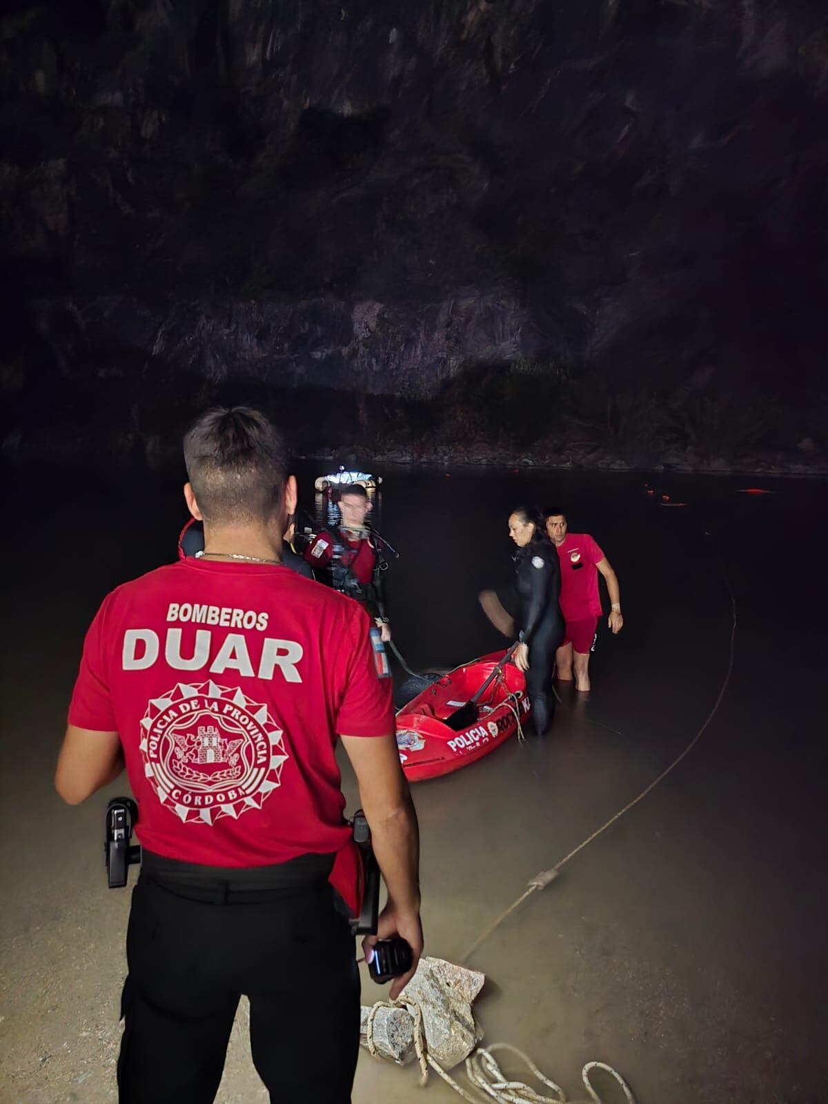 Encontraron el cuerpo sin vida de un hombre en el predio de la Laguna Azul. (Policía de Córdoba)
