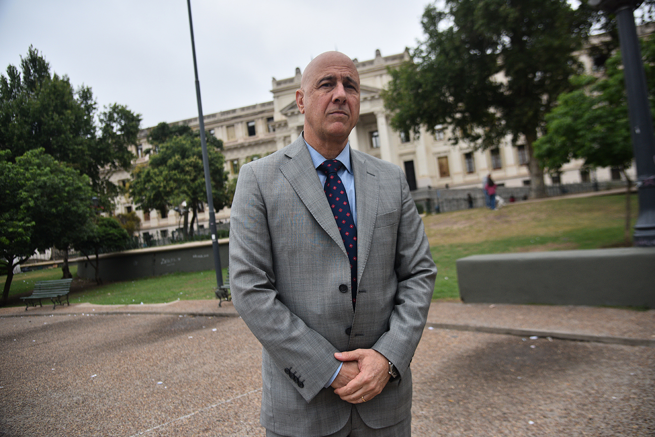 Fiscal. El fiscal Maximiliano Hairabedian también investiga el tramo de lavado de activos. (Pedro Castillo / La Voz)
