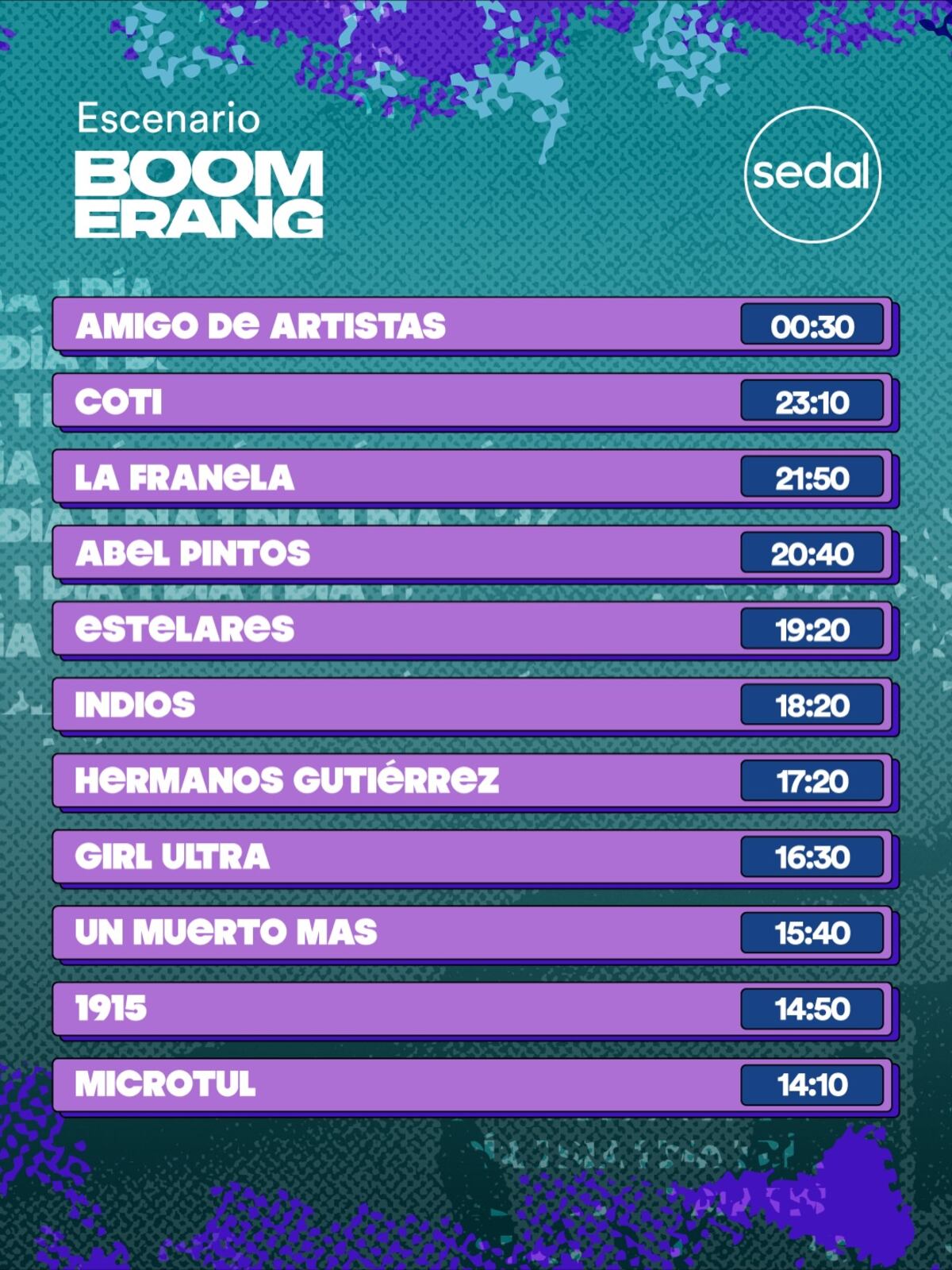 Cosquín Rock 2026. Grilla completa