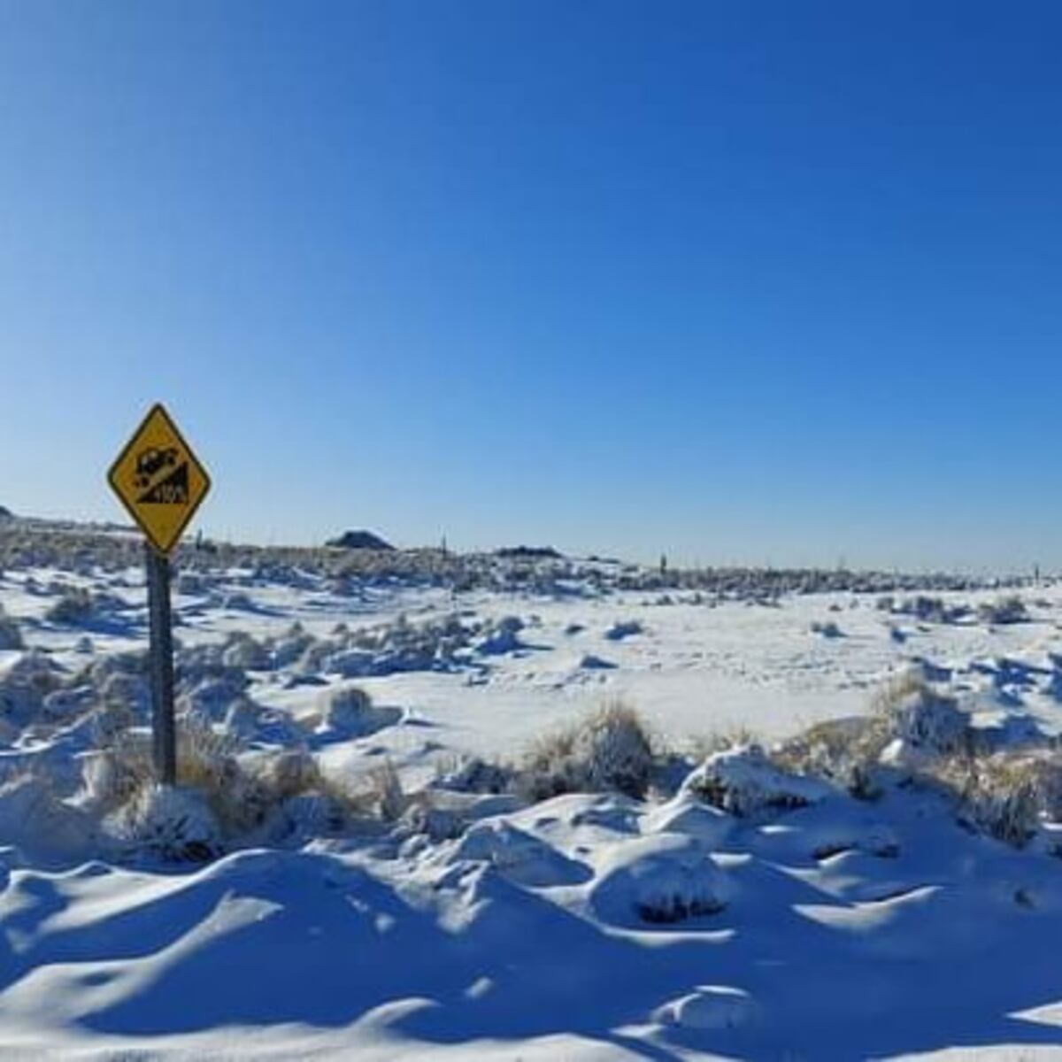 Nieve en el cerro Champaquí y las Sierras Grandes. (Gentileza Traslasierra Noticias)
