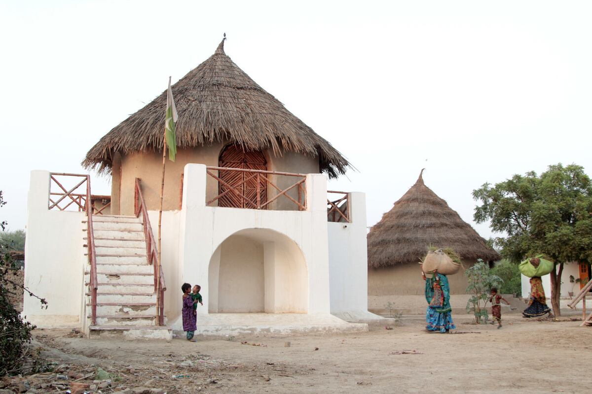Vivienda autoconstruida, uno de muchos proyectos comunitarios.