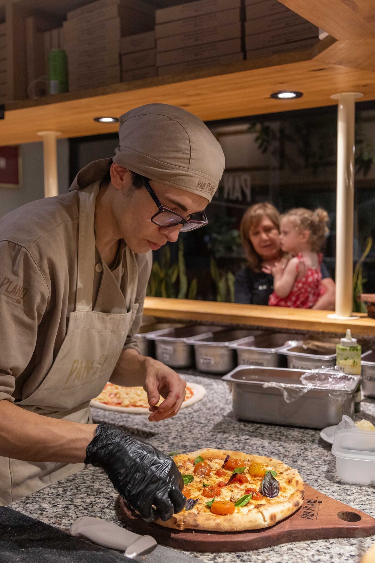 Pan Plano ofrece pizzas y otros productos en un ambiente italiano. (Gentileza Pan Plano)