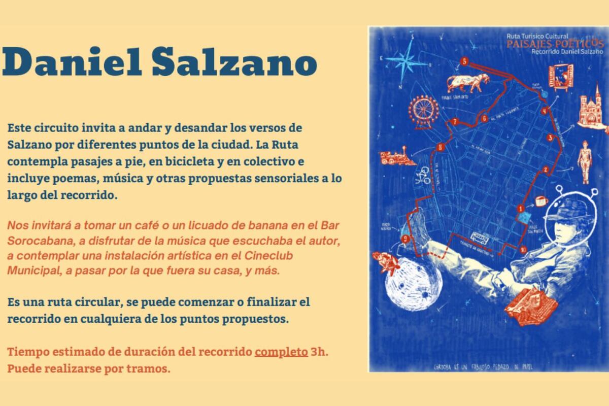 Recorrido audioguiado por la vida y obra de Daniel Salzano (Captura de pantalla).