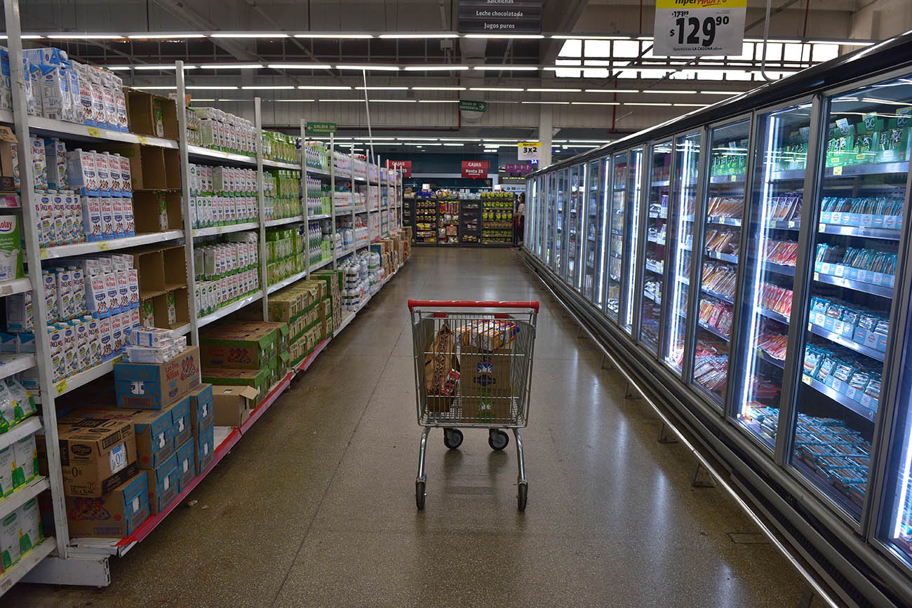 La compra mensual de súper ya demanda más de $ 100 mil para una familia tipo. (Ramiro Pereyra / La Voz)