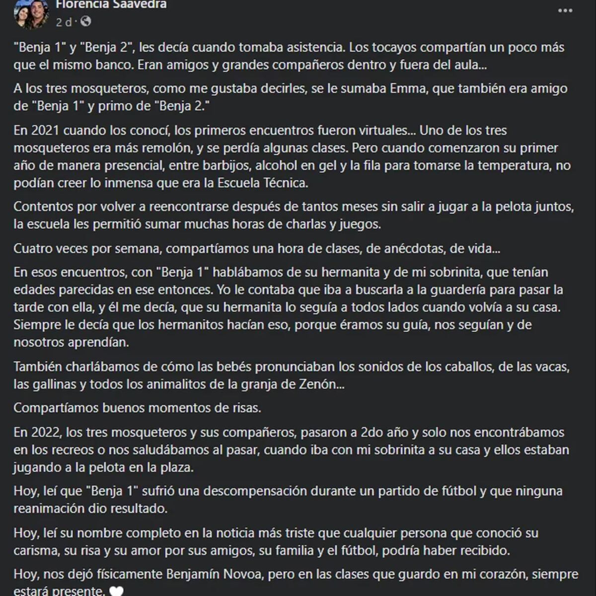 El comunicado de la liga de Trenque Lauquen. (Redes)