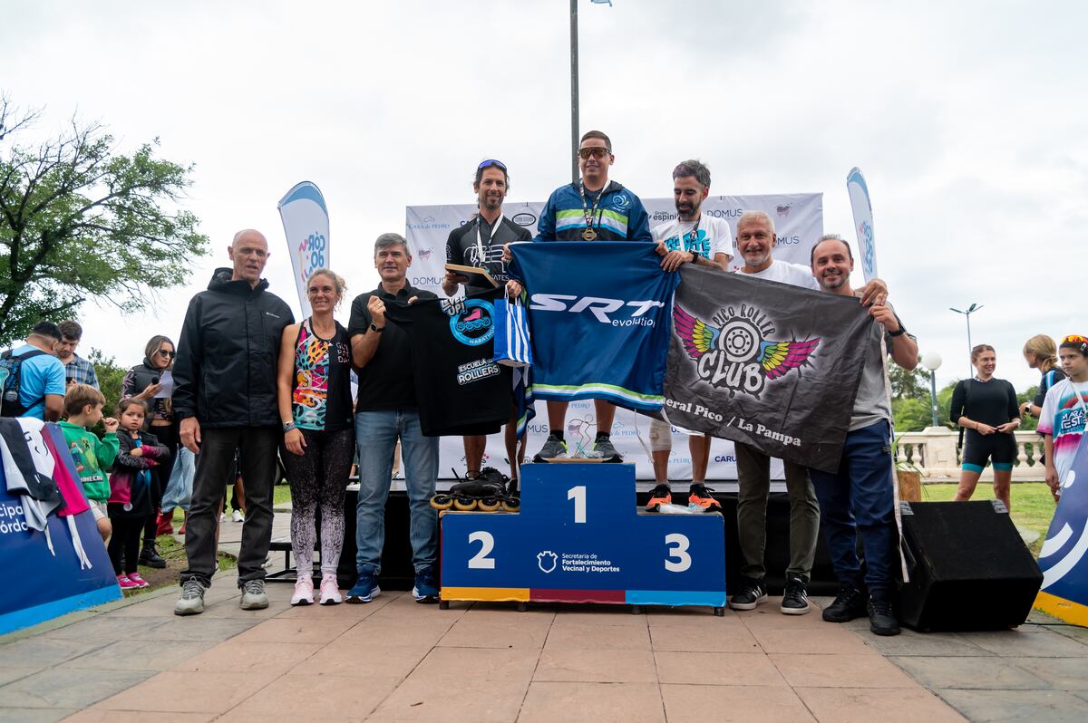 Maratòn de Rollers en el Parque Sarmiento, novedosa competencia que se desarrolló por primera vez en la ciudad de Córdoba. (Prensa Municipalidad de Córdoba)