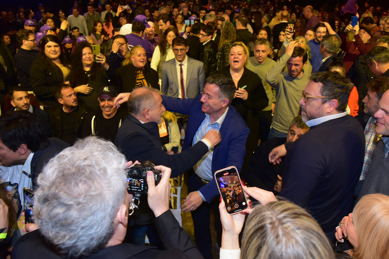 Lanzamiento de campaña de La Libertad Avanza. (Nicolás Bravo / La Voz)