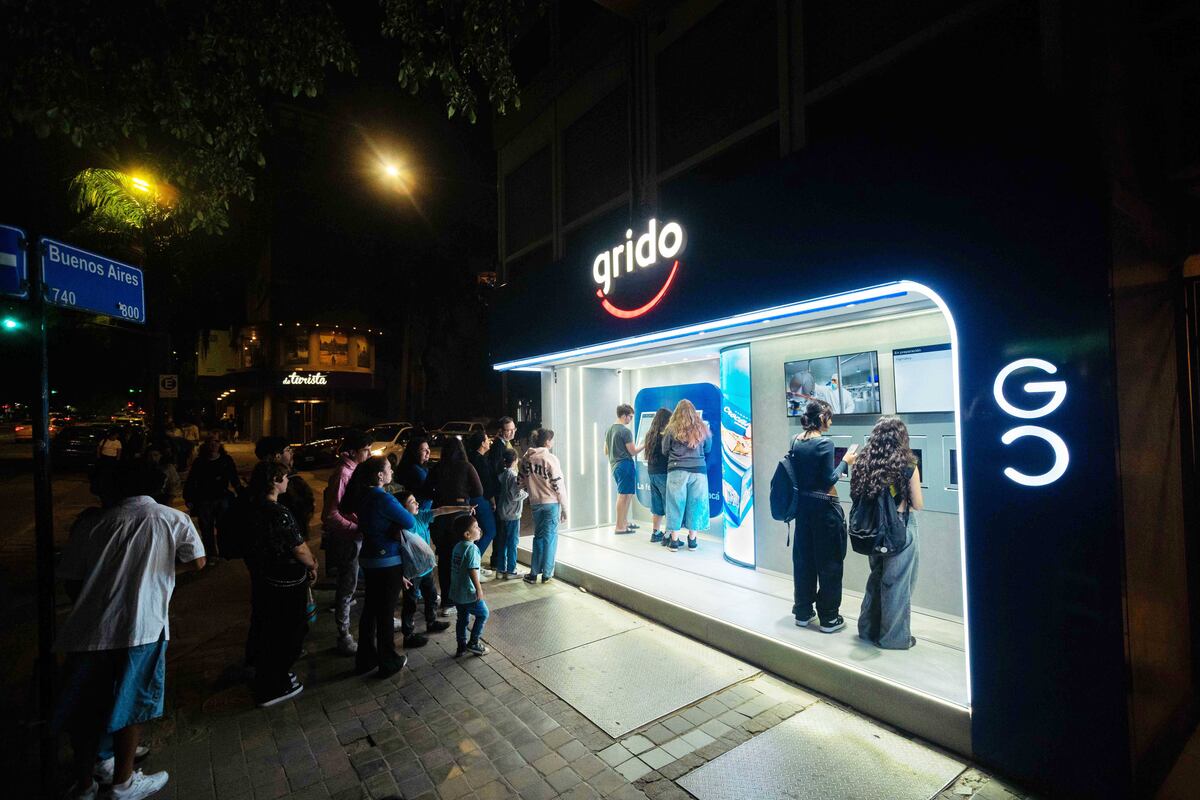 En su inicio, Grido Go recibió en su local automatizado un promedio de 300 compradores por día. (Gentileza Grido)