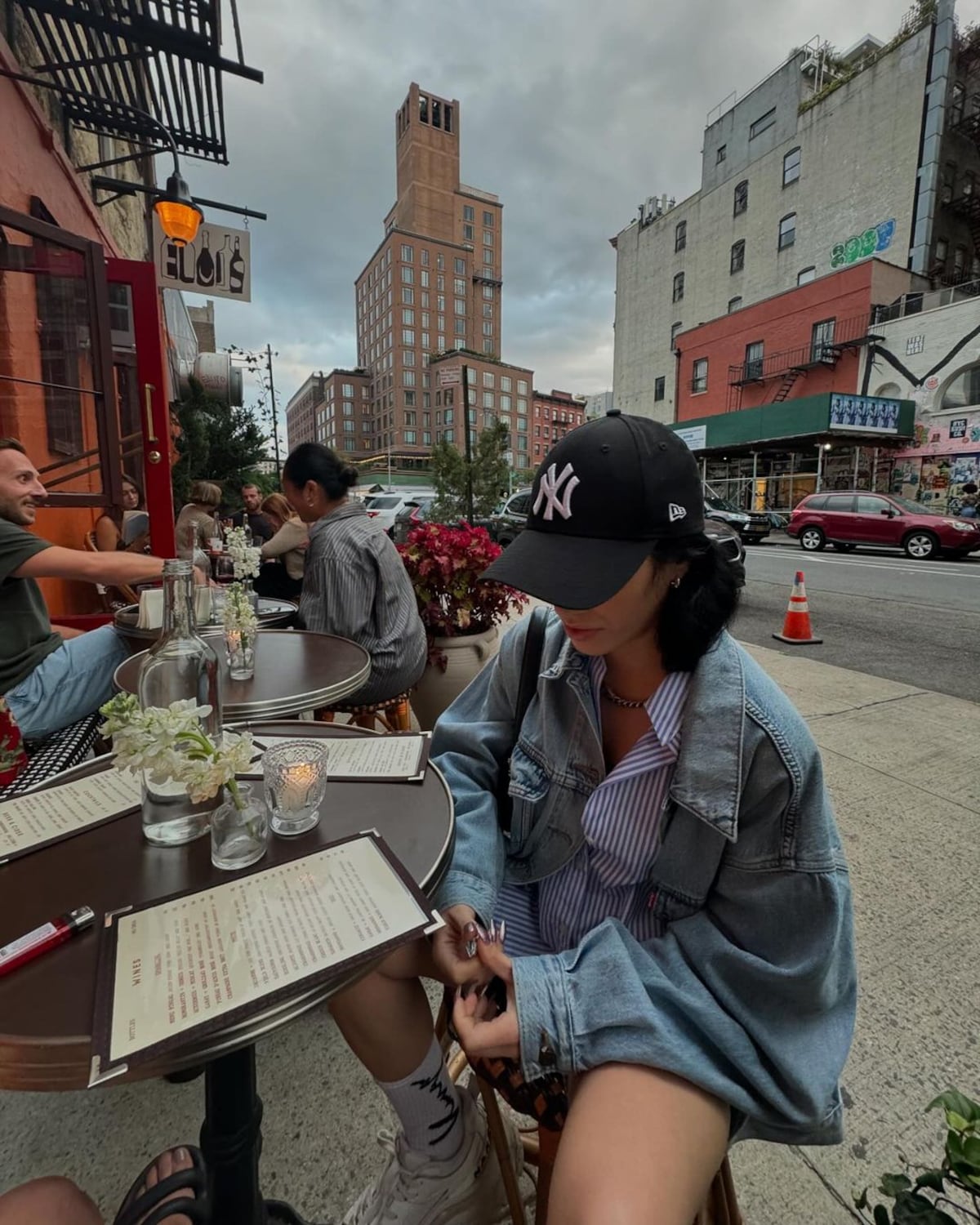 Algunas de las románticas postales que publicó Lali de su viaje con Pedro Rosemblat a Nueva York (Fotos: Instagram de Lali)