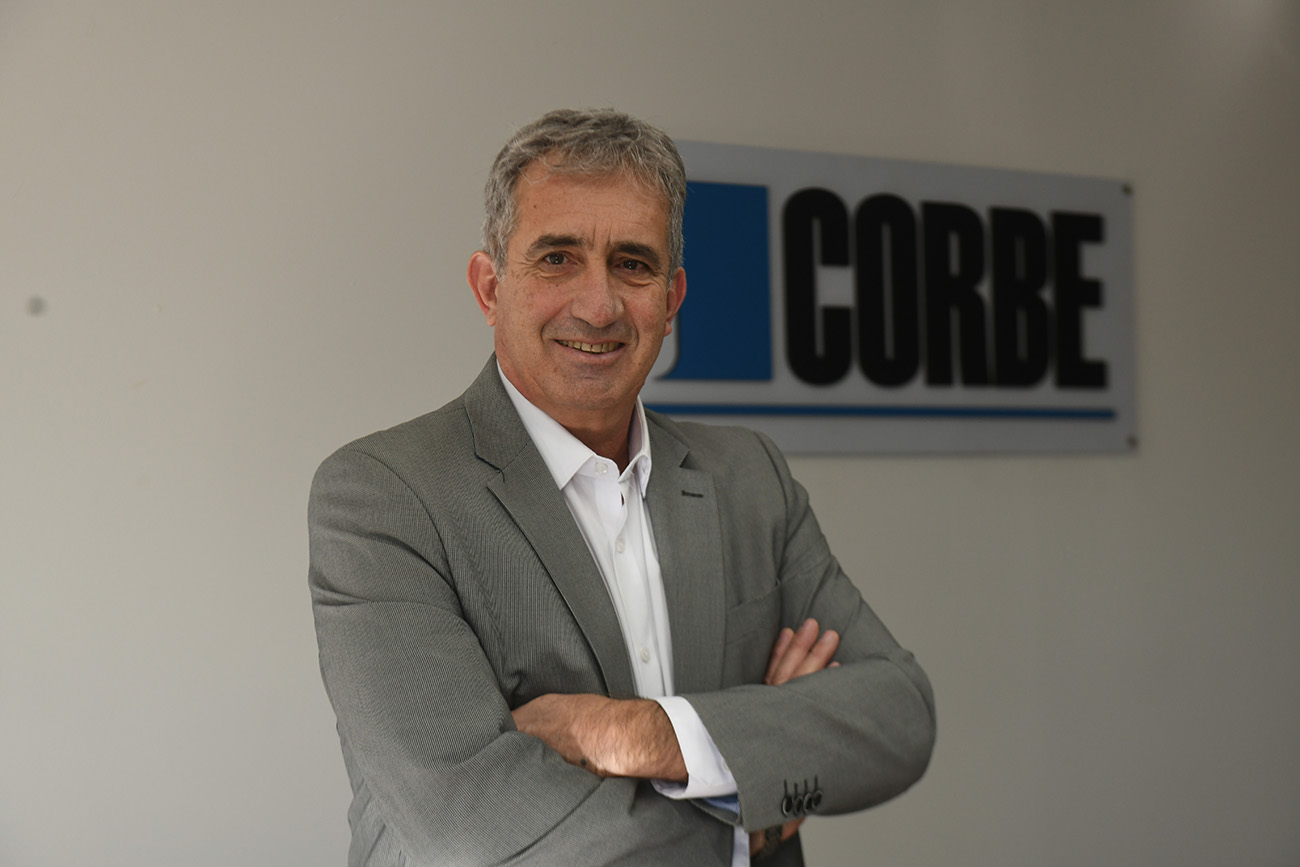 Horacio Berra preside la empresa Corbe. Ante la caída de la obra pública, la empresa busca oportunidades en alianza con una desarrollista. (Ramiro Pereyra / La Voz)