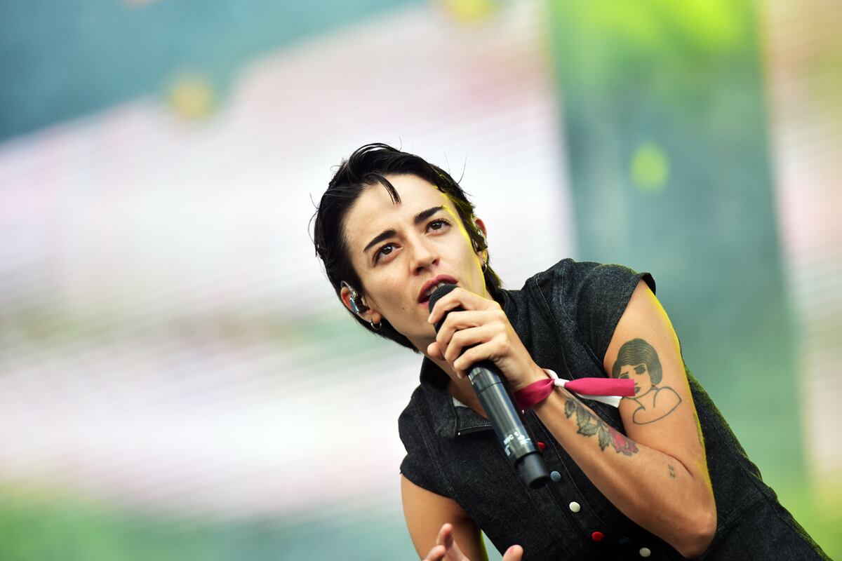 Zoe Gotusso en el Cosquín Rock 2025 en el Aeródromo de Santa María de Punilla.  Foto: Javier Ferreyra