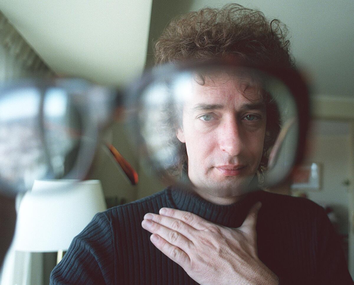 Gustavo Cerati, en entrevista con La Voz cuando vino a promocionar "Bocanada", en julio de 1999. (La Voz/ Archivo)