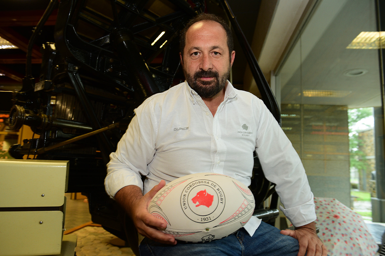 Fernando Pérez, nuevo presidente de la Unión Cordobesa de Rugby . (José Gabriel Hernández / La Voz)