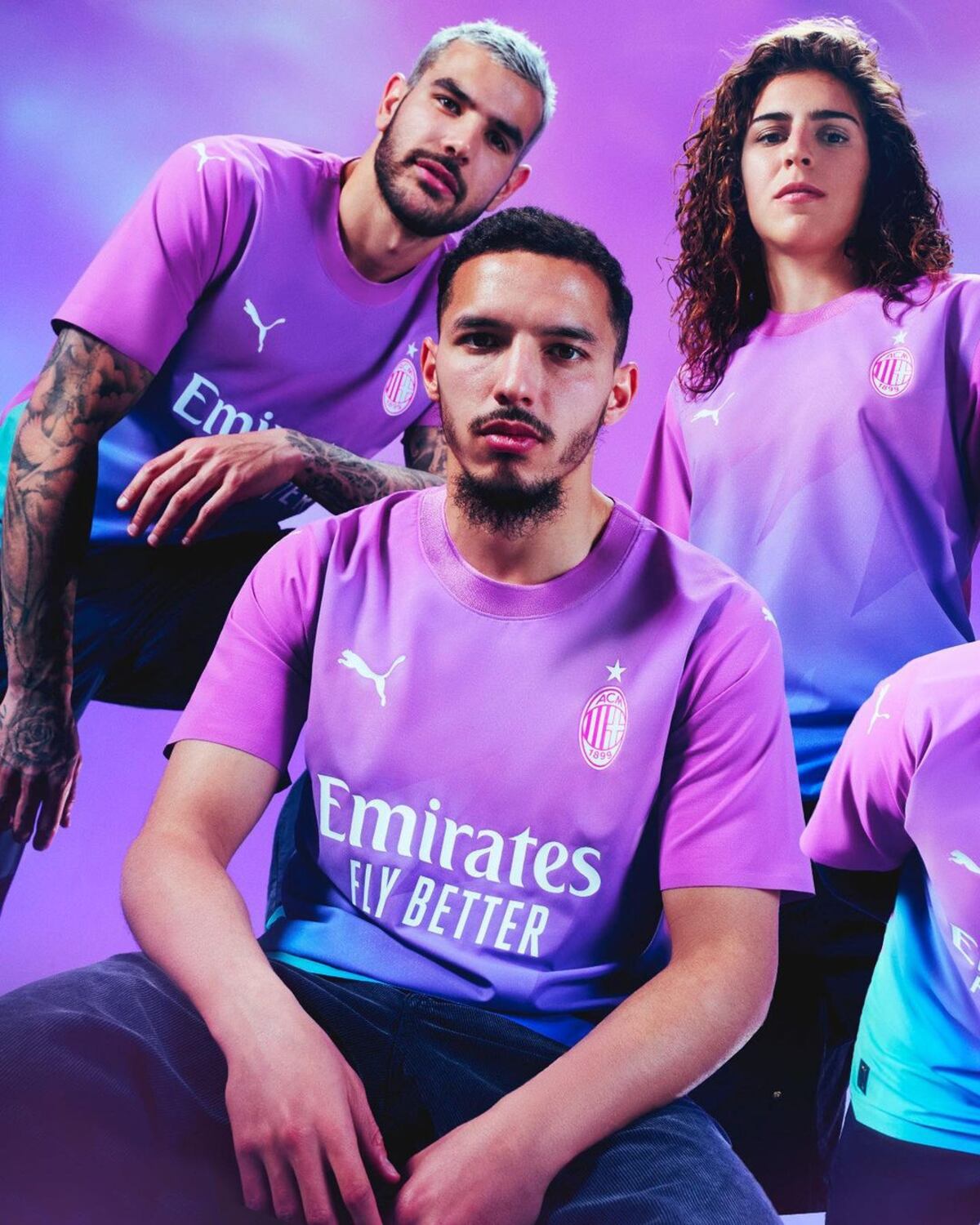 La nueva camiseta de Milan, que llega con un mensaje de inclusión. (Prensa Milan)