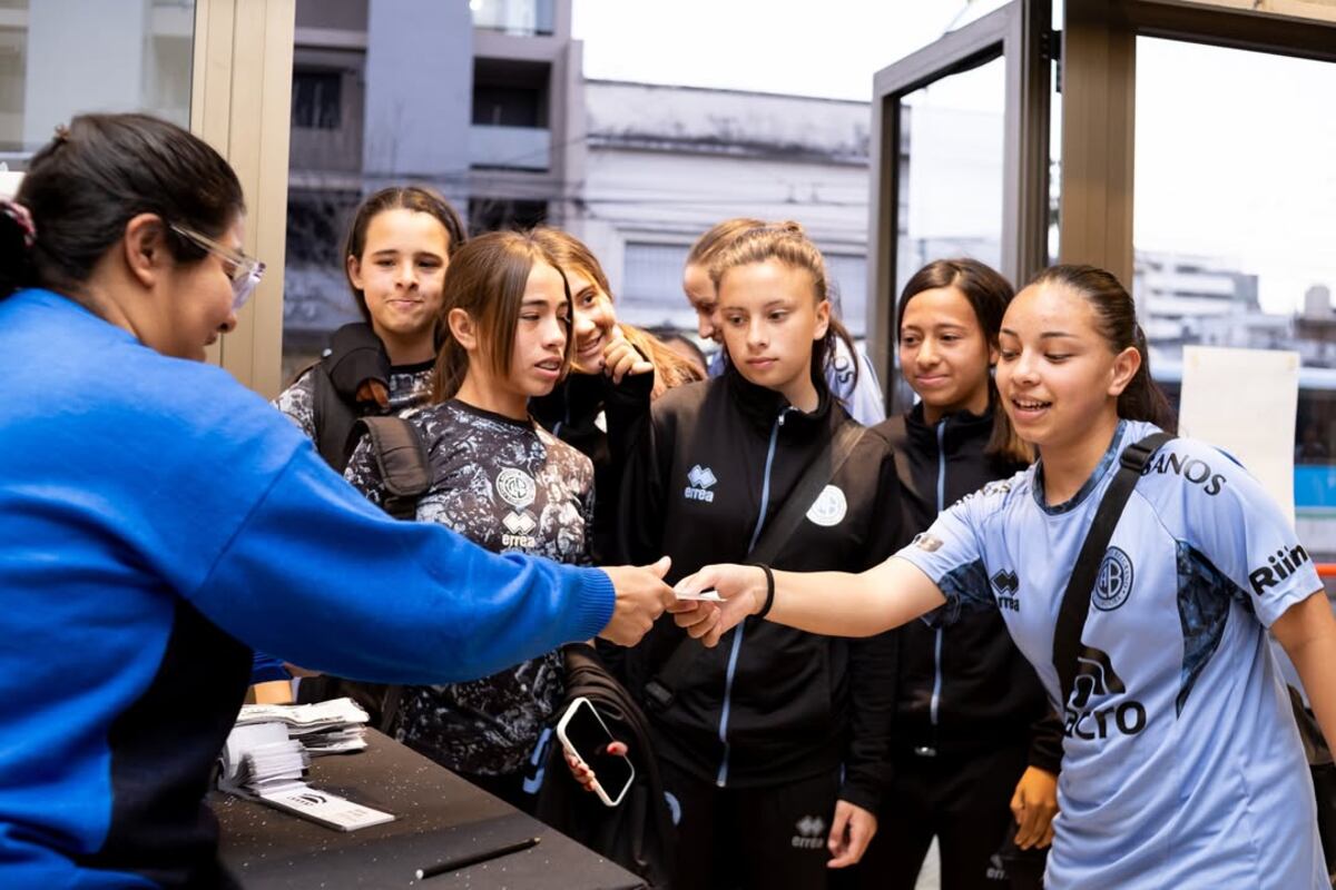 Evento de Belgrano en el mes de la futbolista argentina. (Prensa Belgrano)