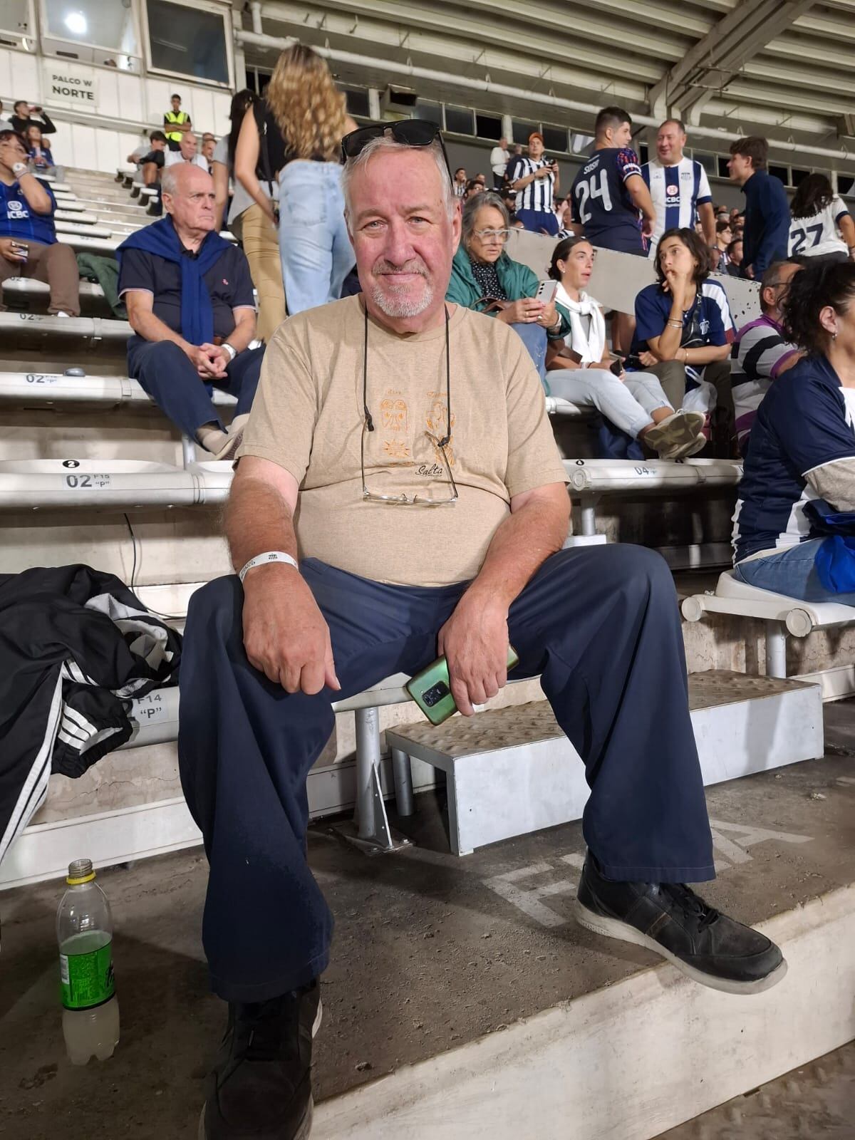 "Cacho" Piña, feliz con Talleres.