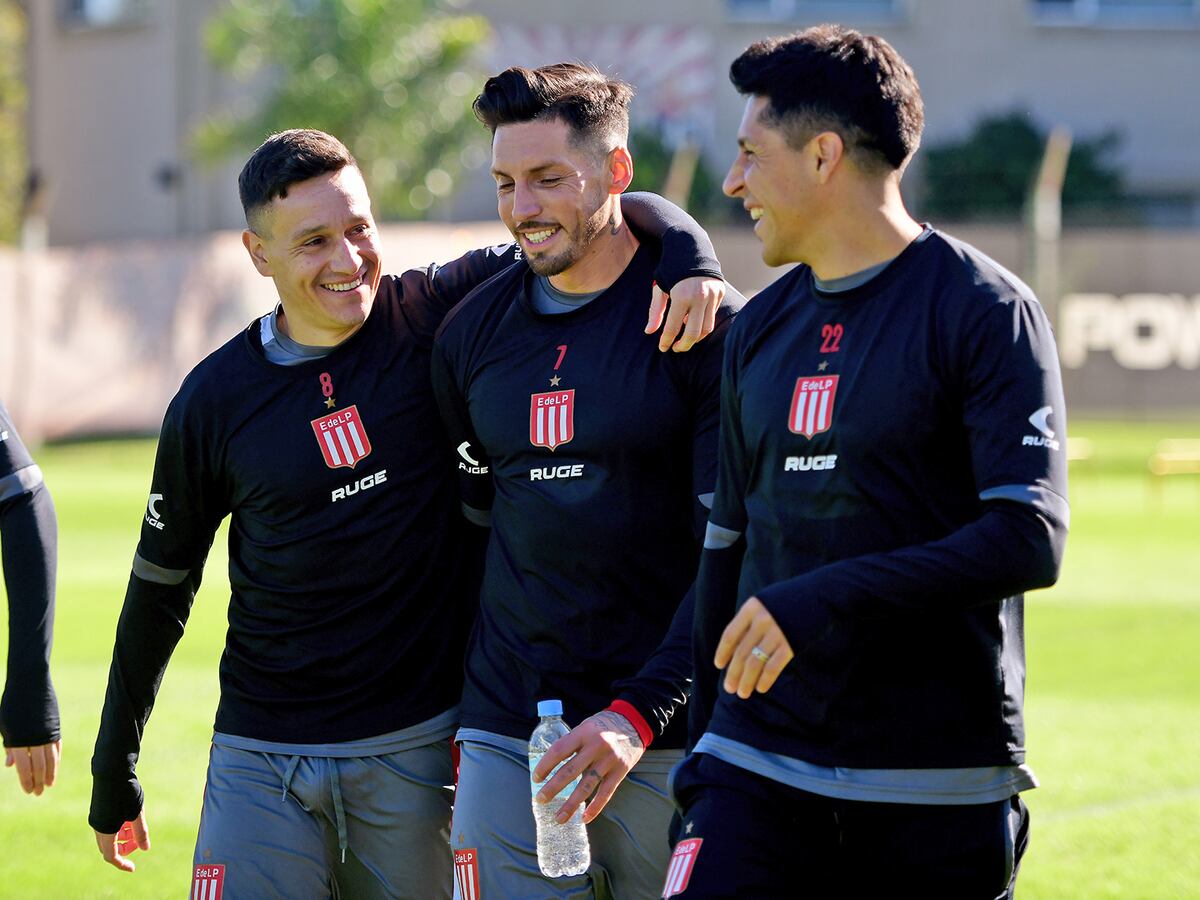 Altamirano volvió a los entrenamientos en Estudiantes. (EDLP).