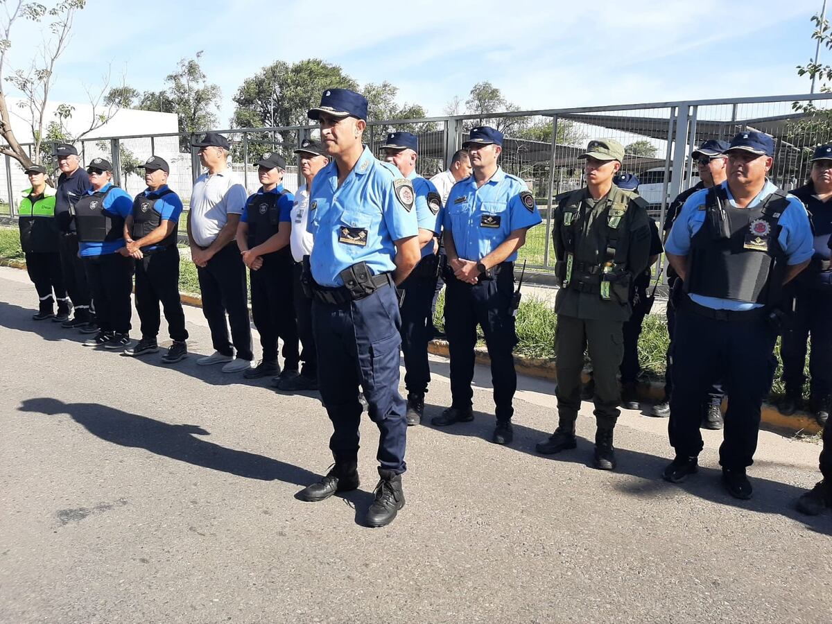 Río Cuarto. Megaoperativo desplegado el martes en la capital alterna (Policía).