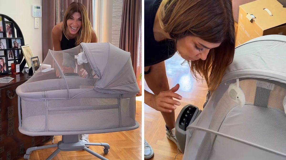 Catherine Fulop equipó su casa para la llegada de su nieta, la hija de Oriana y Paulo.