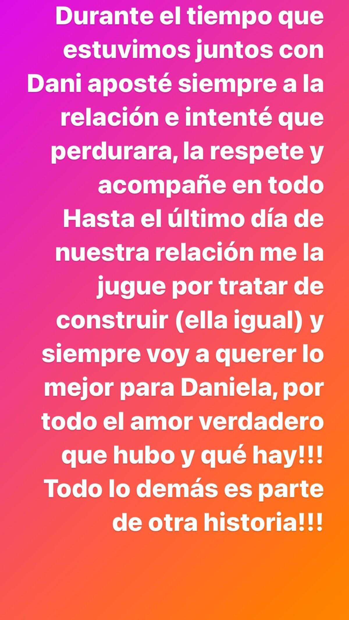 La publicación en Instagram de Javier Cordone. (Instagram)